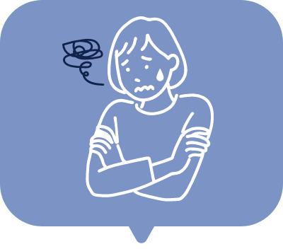 こごえる人のイメージ